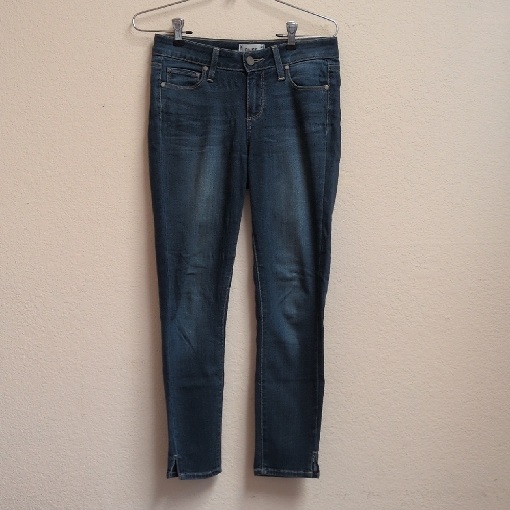 PAIGE Dark Blue Skinny Jeans